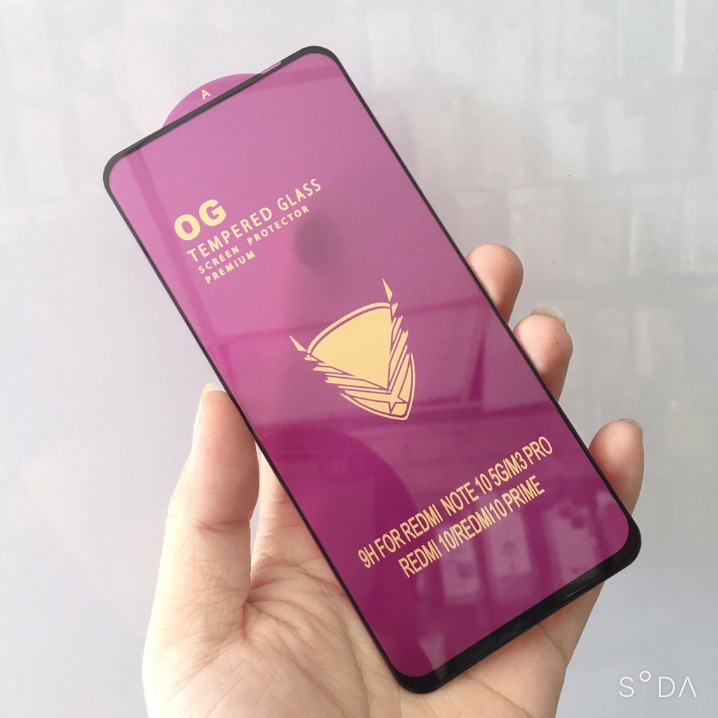 Dán kính cường lực Og cho Realme V11 / V15 / V23 / Realme X / Realme X2 / Realme X2pro / Realme X3 / X3 Super Zoom / Realme X3pro full màn hình - Hàng Nhập Khẩu