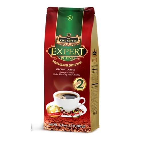 Combo 5 Cà Phê Rang Xay Expert Blend 2 KING COFFEE - Túi 500g + Tặng 1 Túi cùng loại