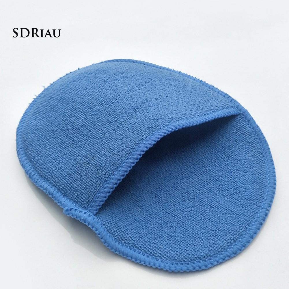 Miếng bông lau chùi đánh bóng xe ô tô có ngăn đựng chất liệu vi sợi