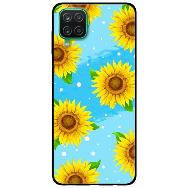 Ốp lưng dành cho Samsung Galaxy A12 mẫu Họa Tiết Hoa Vàng 2