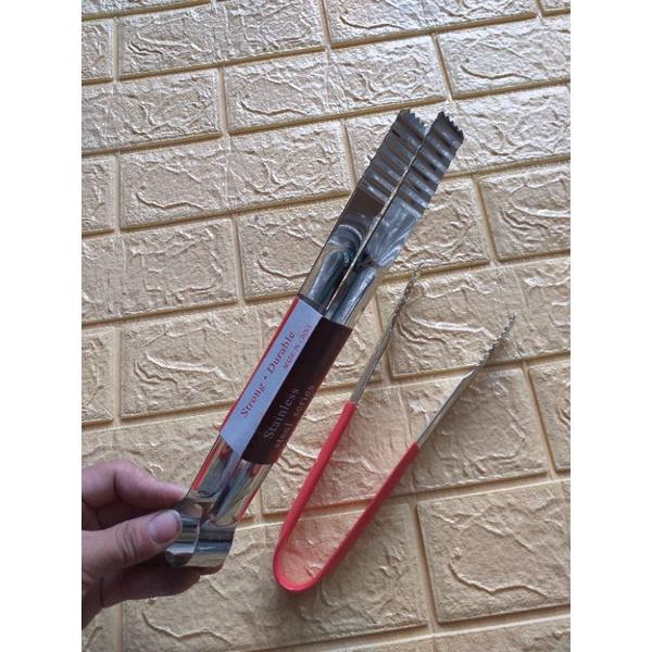 Kẹp Inox Gắp Thức Ăn , Gắp Đá , Gắp Đồ Nướng, Đồ Nóng,Gắp Sa Lát