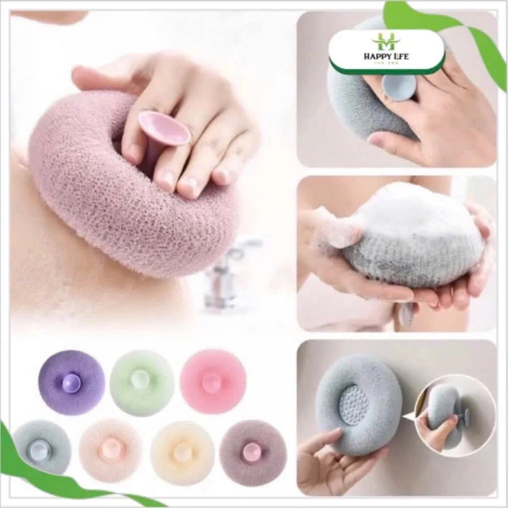 [KoSuyTu] BÔNG TẮM TẨY TẾ BÀO CHẾT CÓ TAY CẦM TẠO LỰC – MỀM MỊN, DỄ DÙNG, LÀM SẠCH SÂU LÀN DA