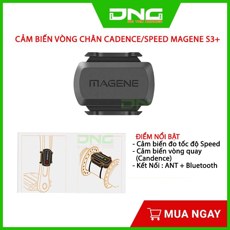 Cảm biến vòng chân Cadence/Speed MAGENE S3+, chống nước chống bụi IP66