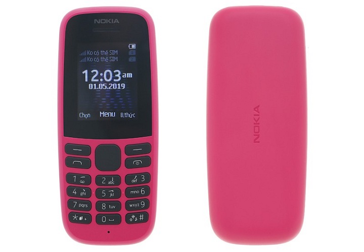 Điện thoại Nokia 105- Dual sim (2 sim)- Hàng chính hãng