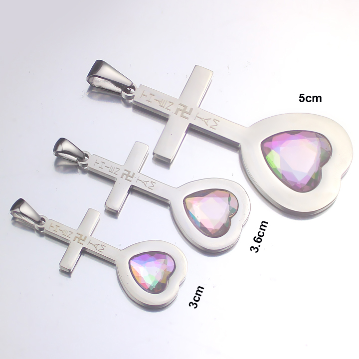 Mặt dây chuyền Thiên Tâm đính pha lê MMD020