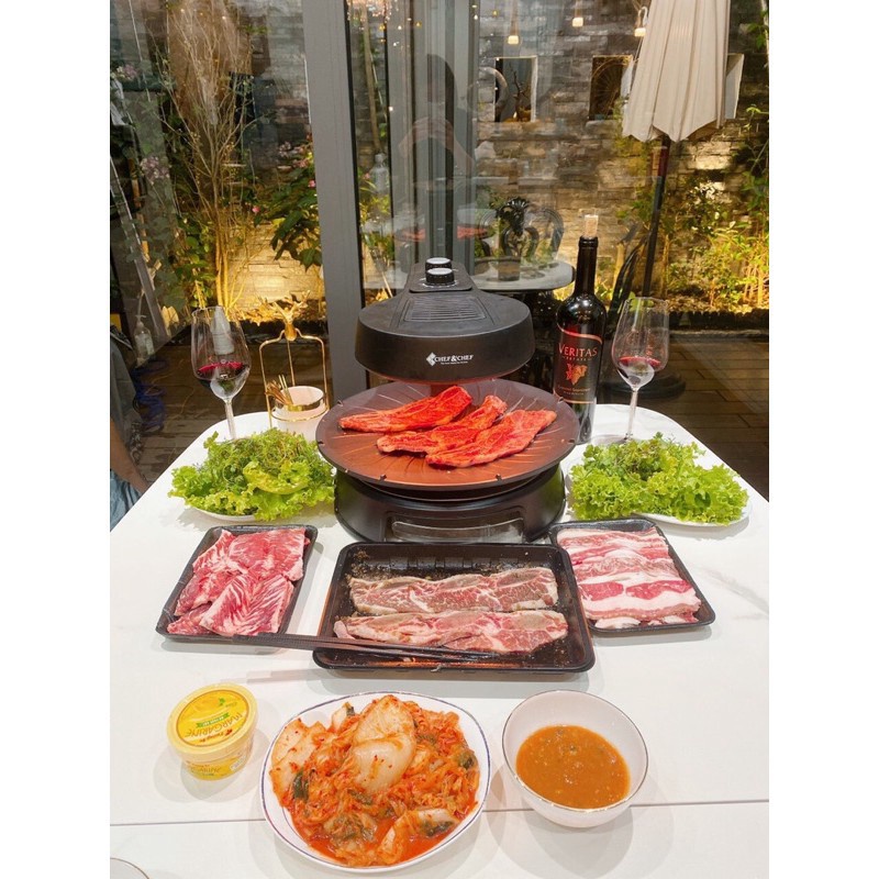 Bếp điện nướng Chef BBQ không khói Hàn Quốc