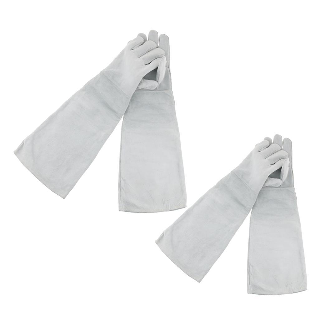 Welding Gloves Heat/ Fire Resistant Industrial Leather Gloves 1 Pair