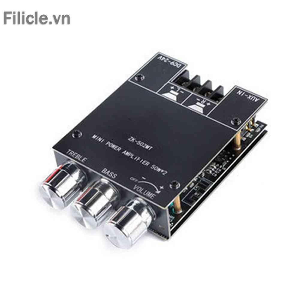 Mô Đun Khuếch Đại Âm Thanh ZK-502MT 2x50W 2.0 Chuyên Dụng