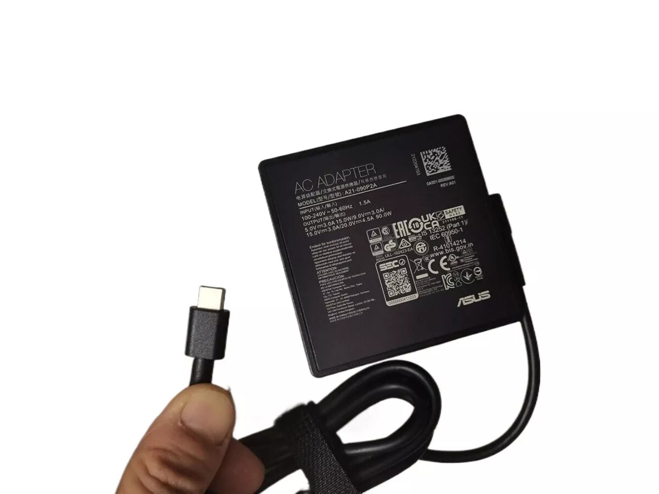 Sạc 20V 4.5A 90W Type-C AC Adapter Charger For Asus VivoBook S15 M3502R hàng nhập khẩu.