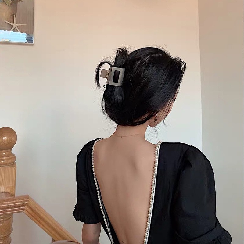 Kẹp Tóc, Cặp Càng Cua Trong Suốt Thời Trang Thanh Lịch Dành Riêng Cho NữKT17