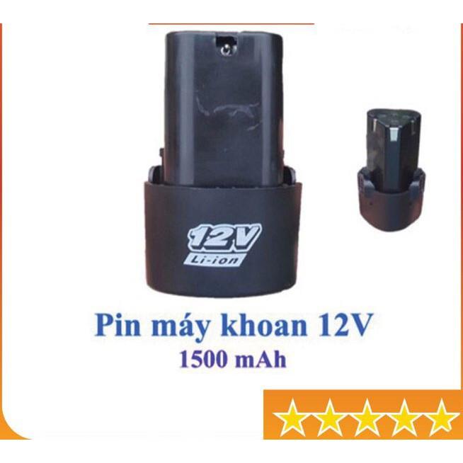 Pin máy khoan Li-Ion 12V 1500mAh - Pin Không Dây - Khoan Pin 12V mạch tam giác (loại tốt) Máy Khoan