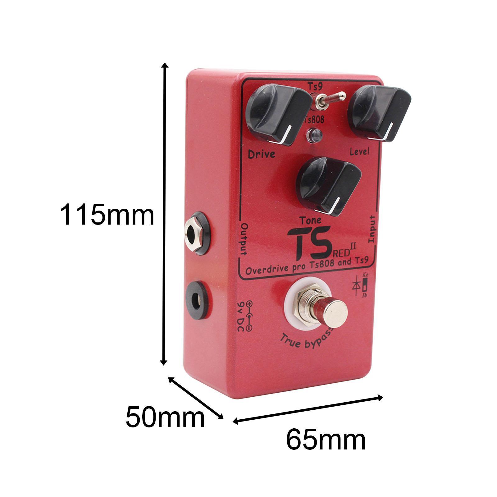 Overdrive Pedal Effects Pedal Compact Guitar Pedals for Bass Electric Guitar