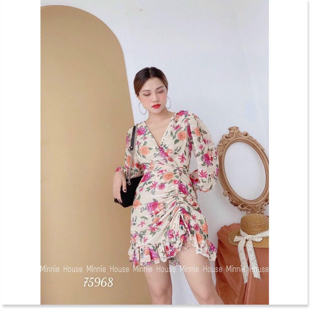 ĐẦM VOAN NHẬT HỌA TIẾT HOA LỤA SIÊU XINH , SIÊU ĐẸP , TÔN DÁNG CHO CÁC CHỊ EM THỜI TRANG LANO STORE