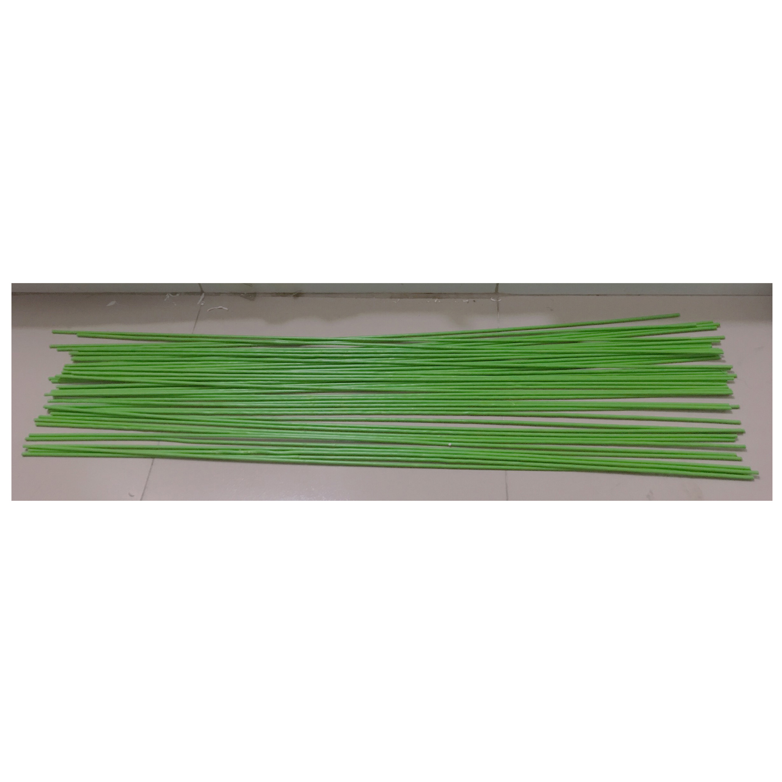 10Kg Que Thép Chống Lan Bọc Nhựa Màu Xanh Dài 80cm