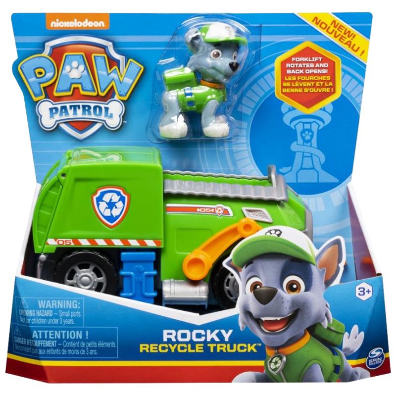 Đồ Chơi Xe Cứu Hộ Cơ Bản Paw Patrol 6068854 - Rocky Recycle Truck
