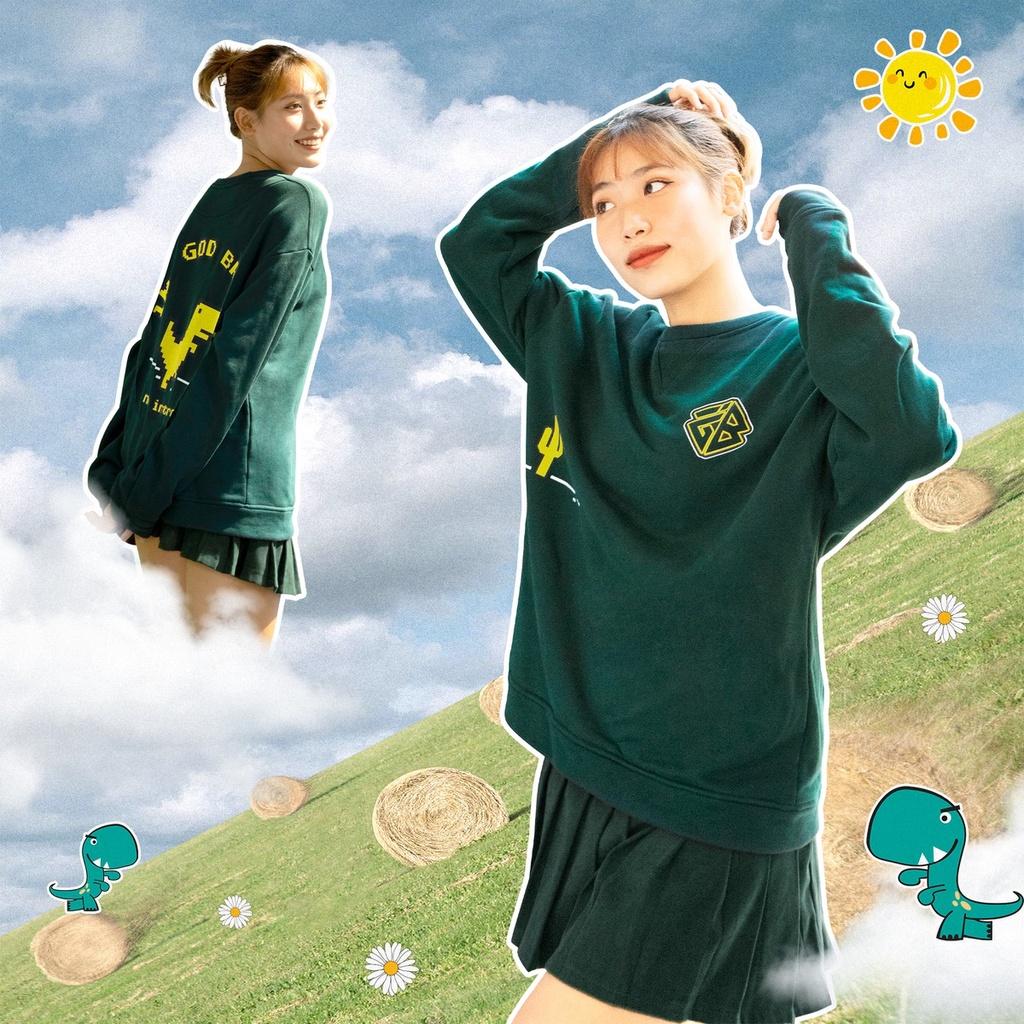 Áo Sweater BASIC GREENSAURUS iMA God Breaker