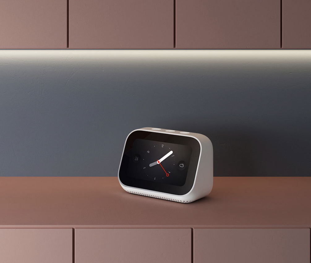 Loa Bluetooth Kiêm Đồng Hồ XIAOMI Mi Smart Clock Thông Minh Kiêm Camera Nghe Radio, Podcast, Trợ Lý Ảo Google Kết Nối App Thông Minh - Hàng Chính Hãng