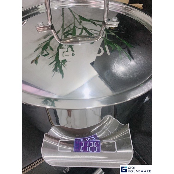 Nồi 3 Đáy inox304, Đánh Bóng Gương Chất Lượng Cao, 5Lít 24cm