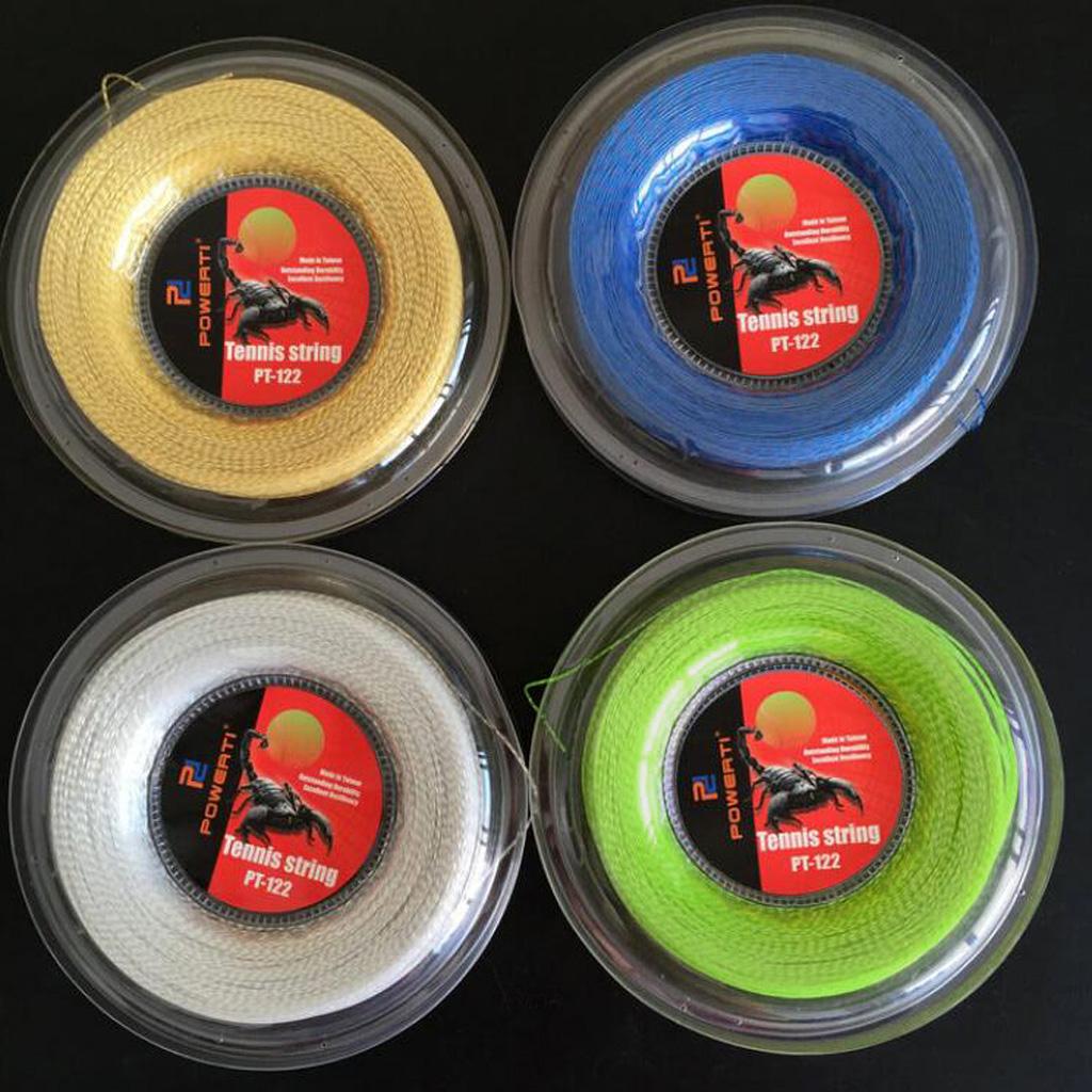 Tennis String Durable High Elastic Nylon Tennis Racquet String 200m 1.3mm