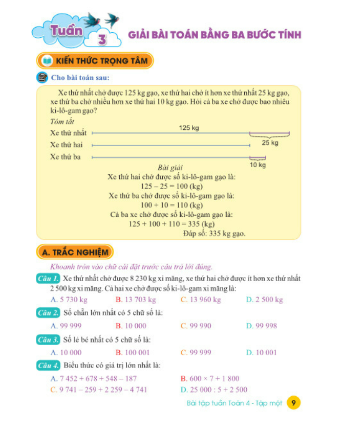 Sách - Bài Tập Tuần Toán 4 - tập 1 - Kết Nối Tri Thức