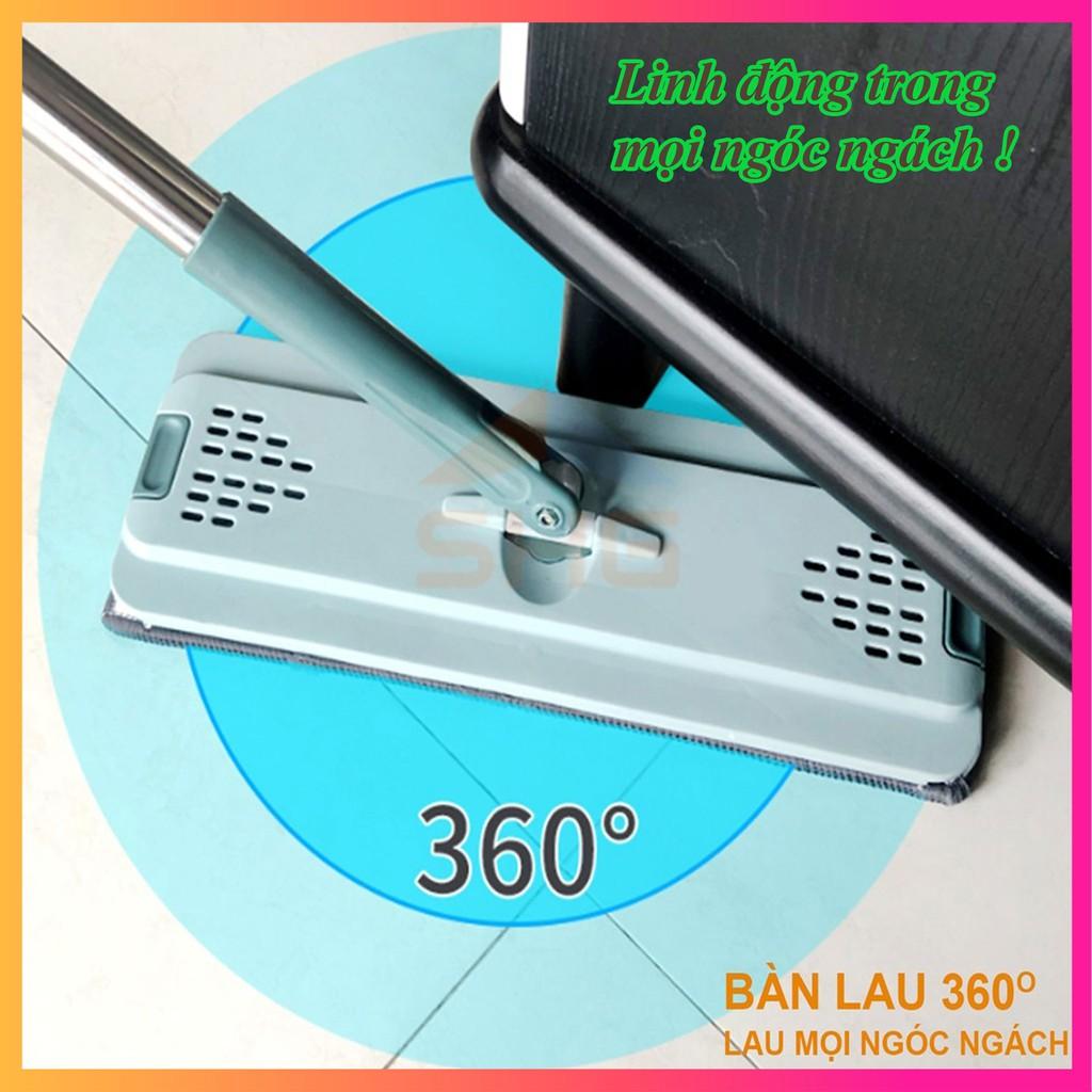 CÂY LAU NHÀ TỰ VẮT CÓ GẠT NƯỚC BÔNG GÀI 2 ĐẦU, BÔNG 12X38 CM