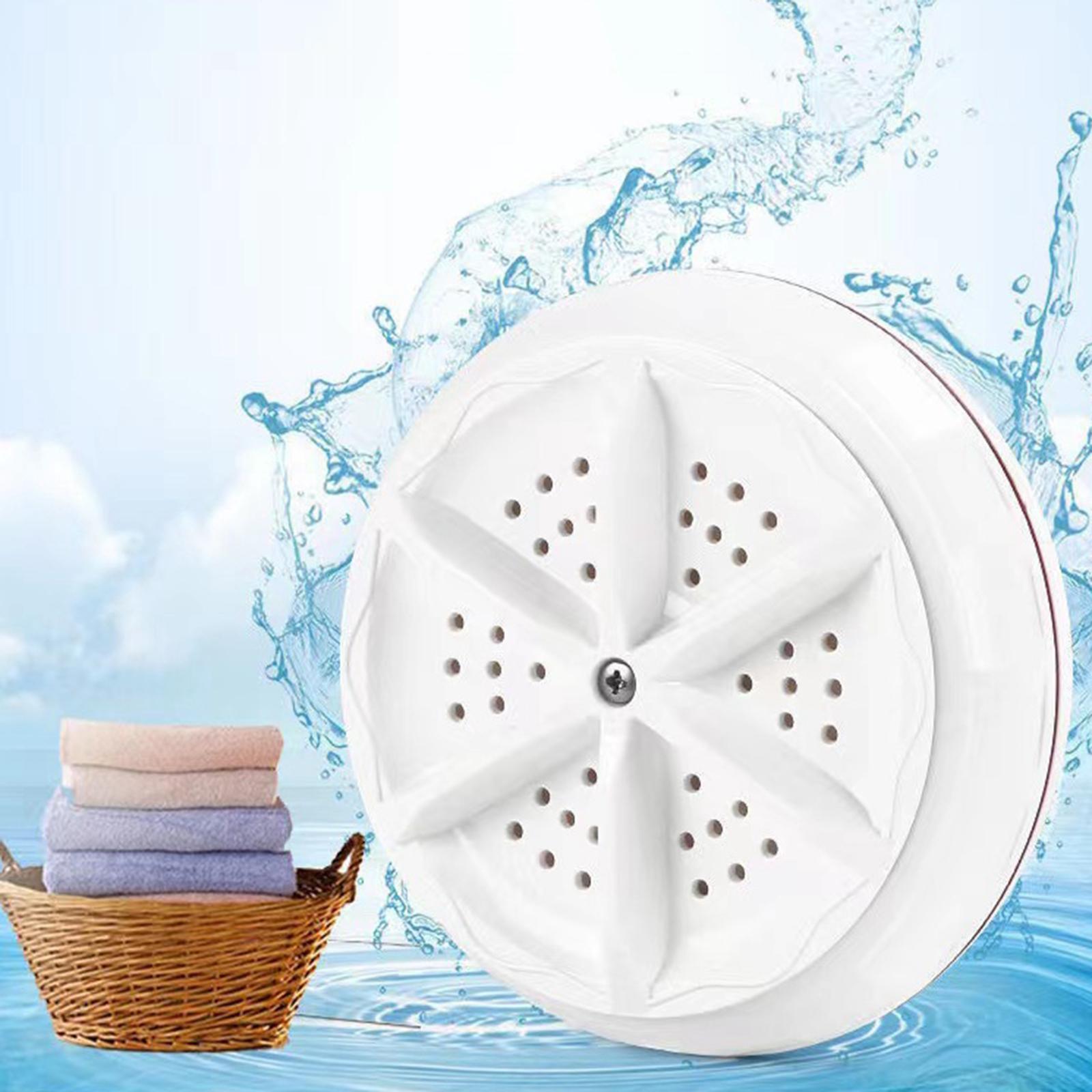 Portable Mini Washing Machine USB Rechargable Travel Washer for Laundry Home Bathroom