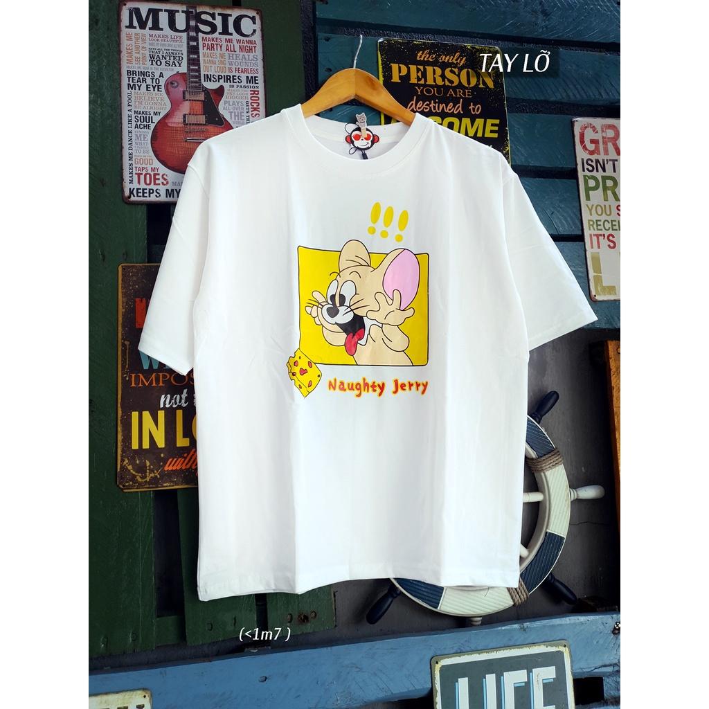 Áo thun cotton tay lỡ Nam/ Nữ