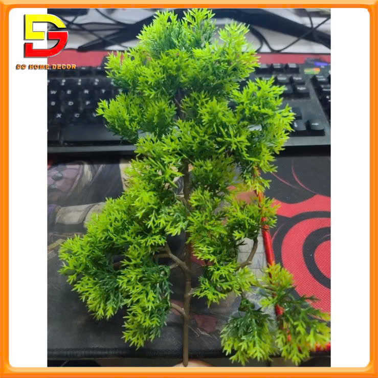 Cành Lá Giả Cành Tùng Làm Mô Hình Trang Trí Cây Cảnh Decor Nhà Cửa Sân Vườn