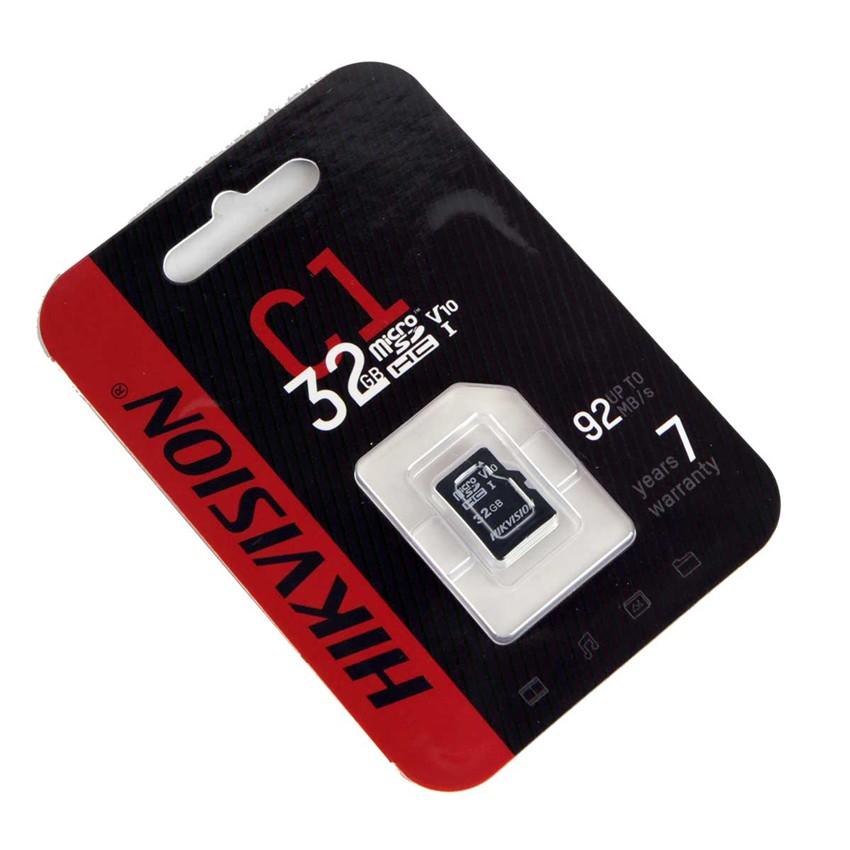 Thẻ Nhớ Micro SD HIKVISION 32GB / 64GB, Tốc Độ Đọc 92Mb/s, Dùng Cho Tất Cả Các Thiết Bị Hỗ Trợ Thẻ Nhớ Gắn Ngoài - Hàng chính hãng