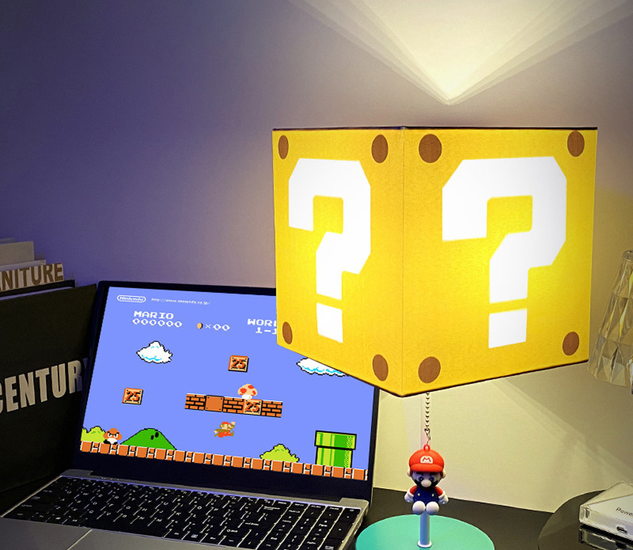 Đèn Mario, trang trí bàn, quà tặng decor