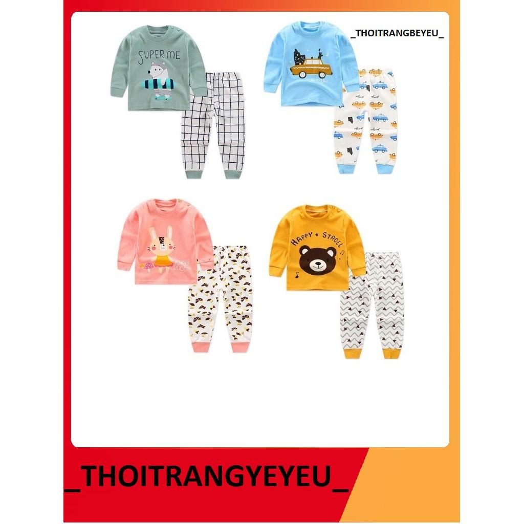 Bộ cotton Quảng Châu cho bé trai bé gái
