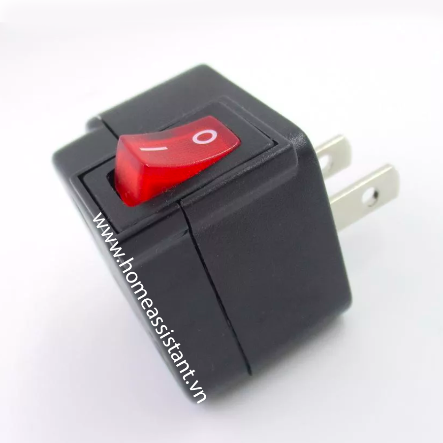 Ổ Cắm Chân Cắm Đa Năng Có Công Tắc Nguồn WS6