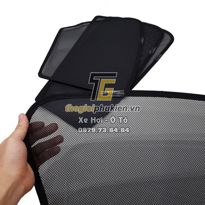 Bộ rèm che nắng Mazda 2 sedan 2016 - 2019 Hít nam châm