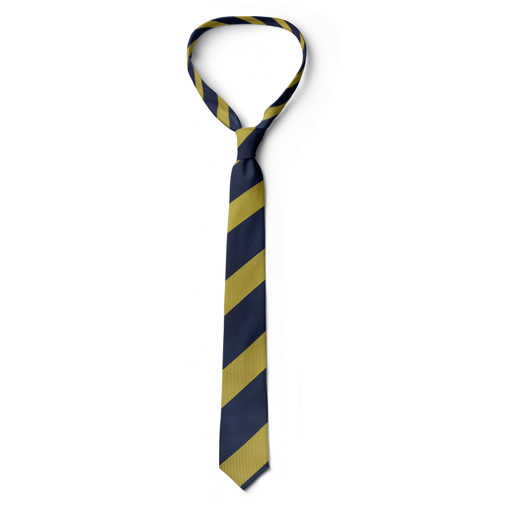 Cà vạt nam, cà vạt bản nhỏ, cà vạt 6cm-Cà vạt lẻ bản nhỏ 6cm màu vàng sọc
