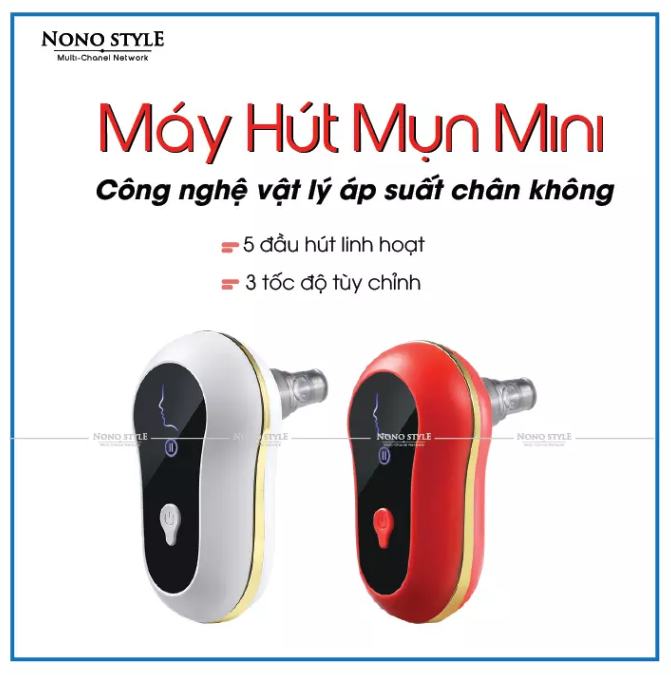 Máy hút mụn siêu mạnh hàng chính hãng, Máy hút mụn mini đa năng, hút sạch mụn đầu đen, mụn cám