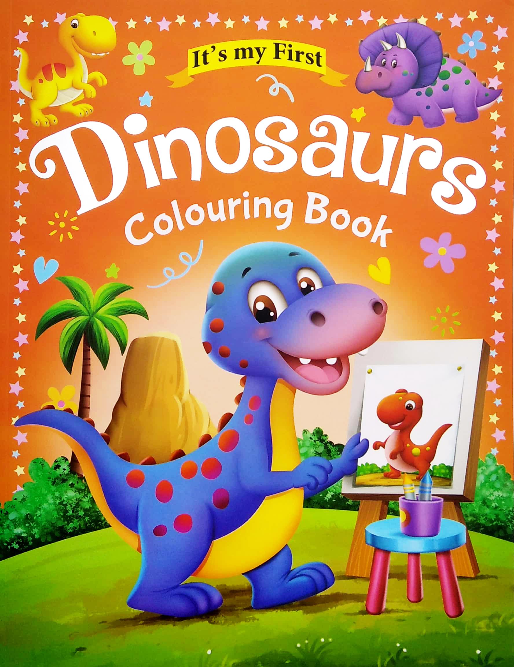 It’s My First Dinosaurs Colouring Book