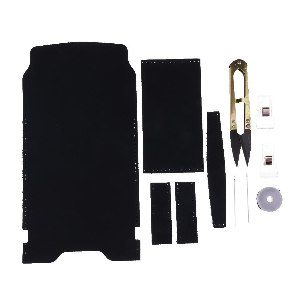 DIY Handmade Leather Wallet Purse Bag Making Kit Leathercraft Tools
