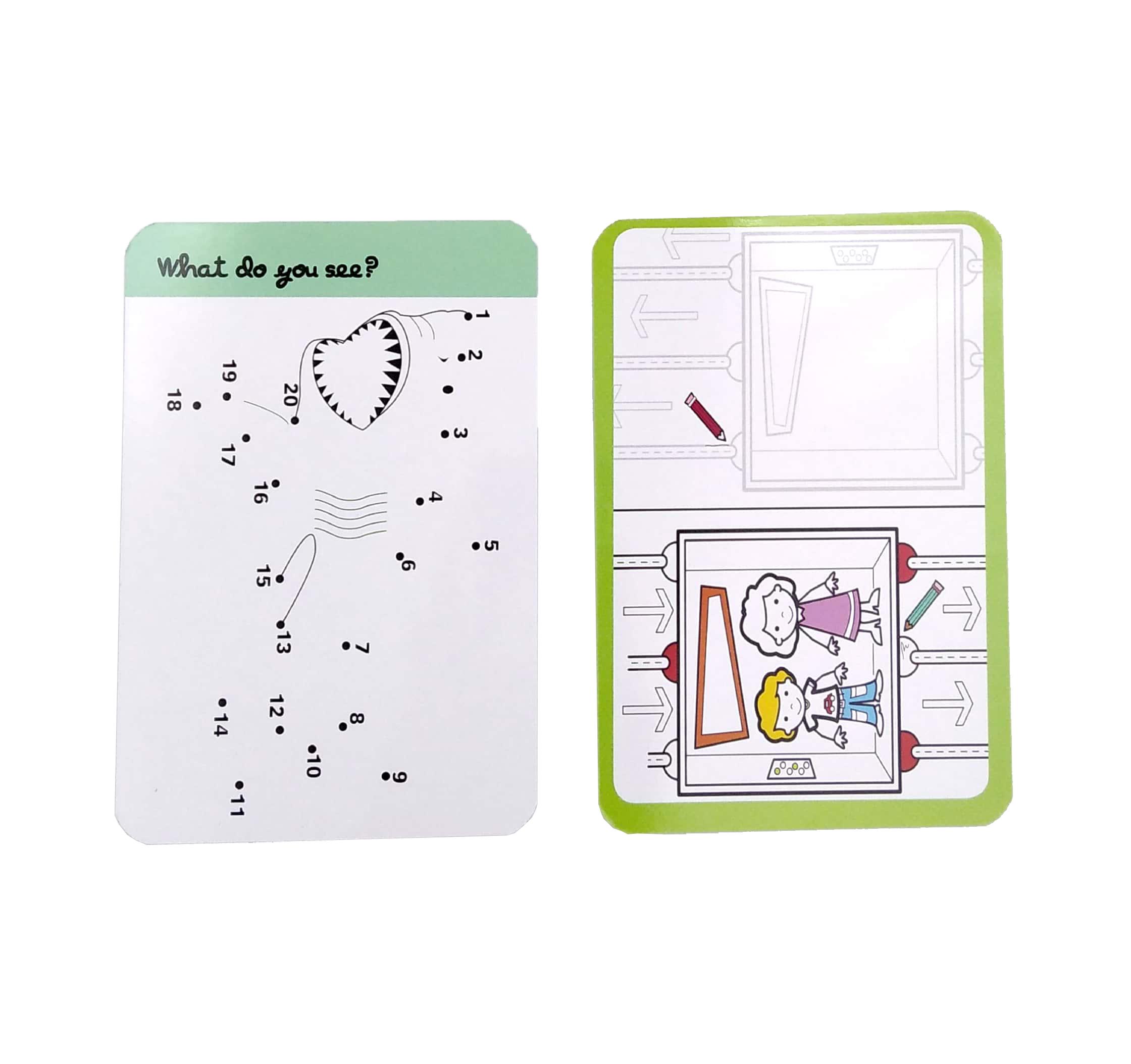 Flash Card - Doodle Activity Blue (25 Activity Cards)