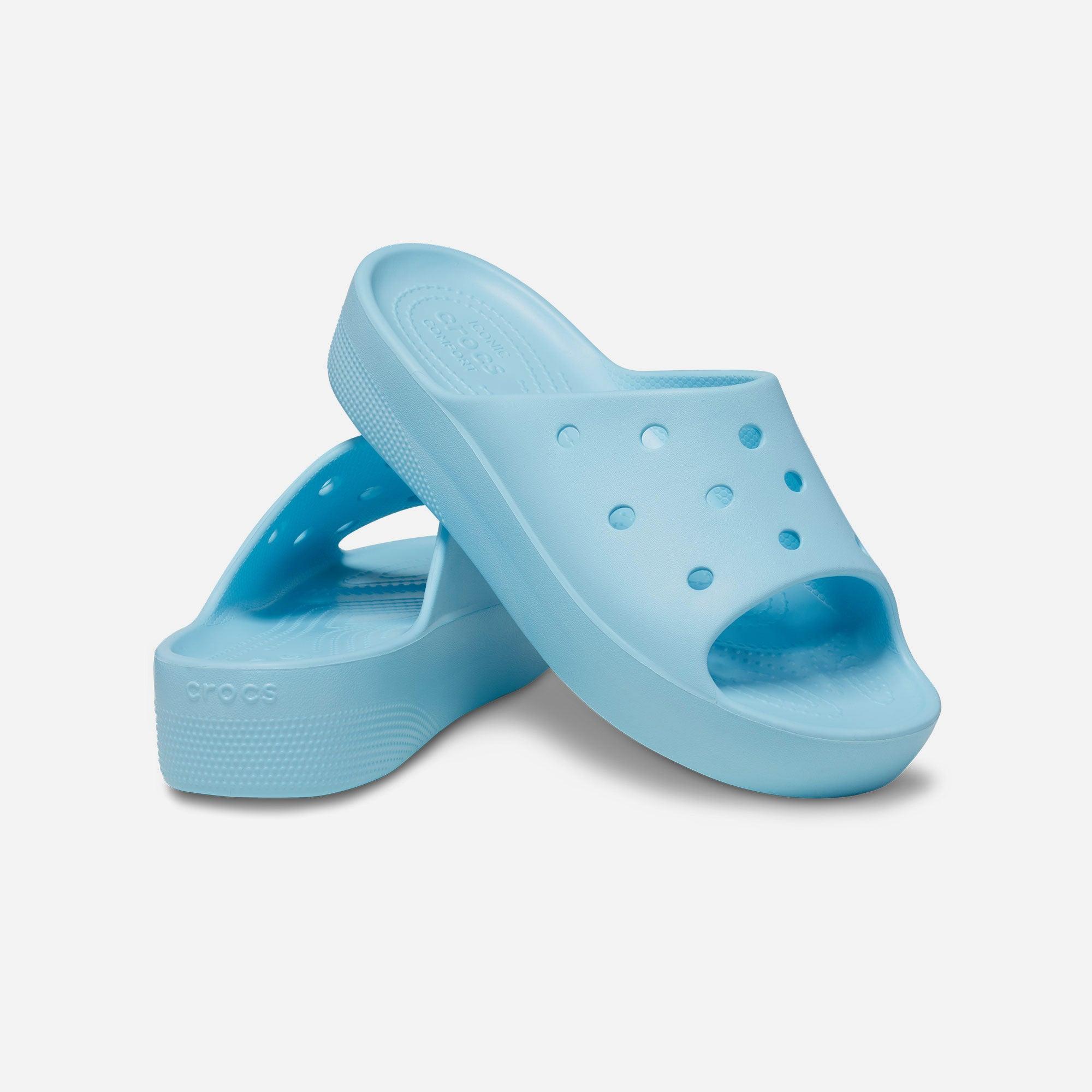 Dép quai ngang nữ Crocs Classic Platformide - 208180-411