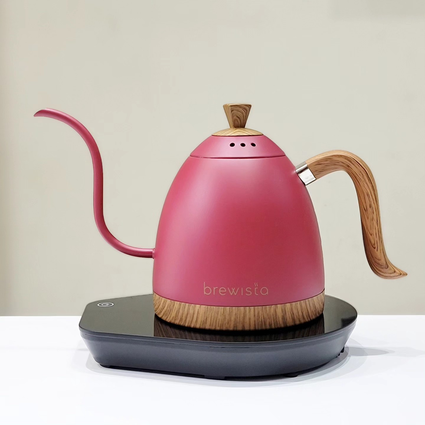 Ấm đun cảm ứng chuyên dụng rót cà phê Kettle 600ml - Đỏ