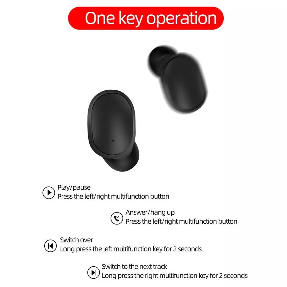 Tai nghe không dây bluetooth 5.0 true wireless A6