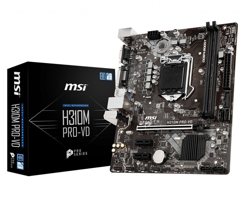 Bo Mạch Chủ (Mainboard) MSI H310M PRO-VD - HÀNG CHÍNH HÃNG