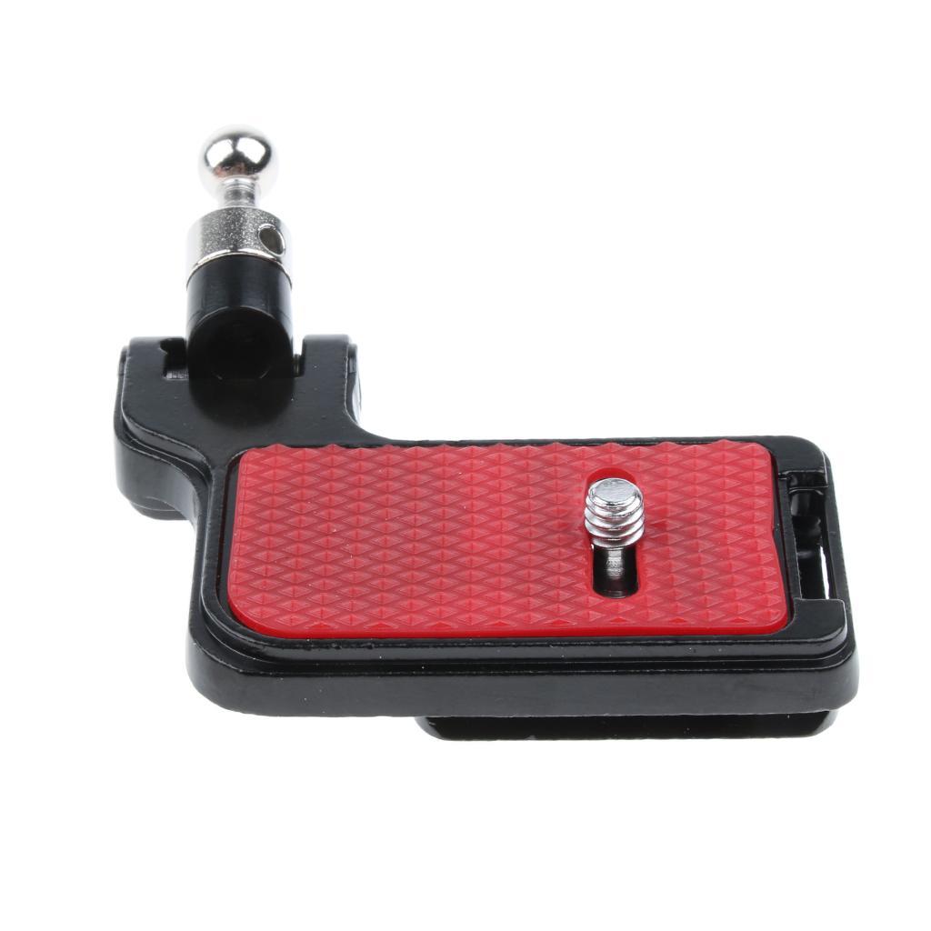 2 Pieces Quick Release QR Plate Adapter with 1/4" Screw for DSLR Camera