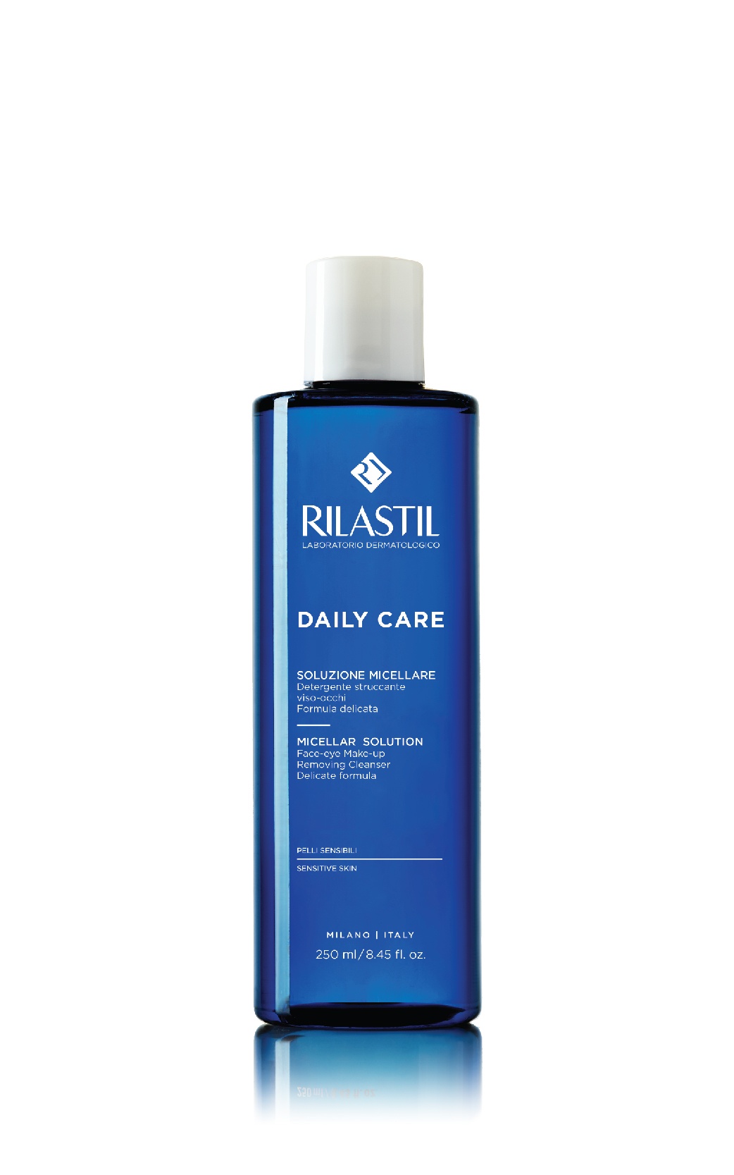 Tẩy trang cho vùng mặt và mắt Rilastil Daily Care Micellar Solution 250ml