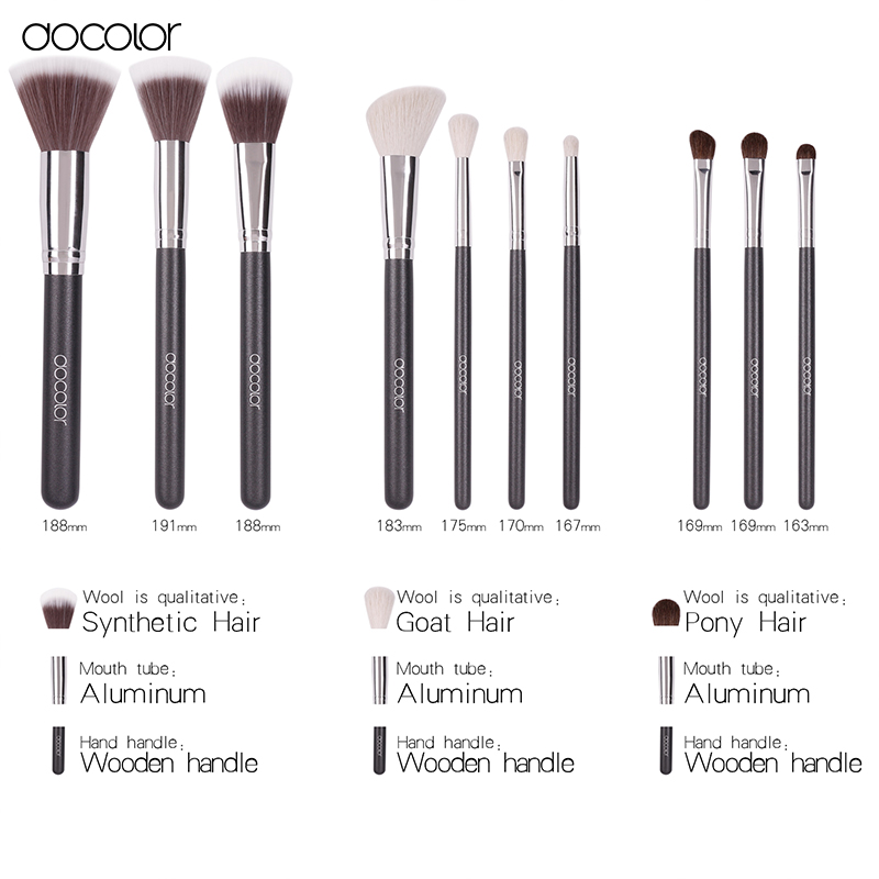 Bộ Cọ Trang Điểm Chuyên Nghiệp Docolor 29 Pieces Professional Makeup Brushes Set