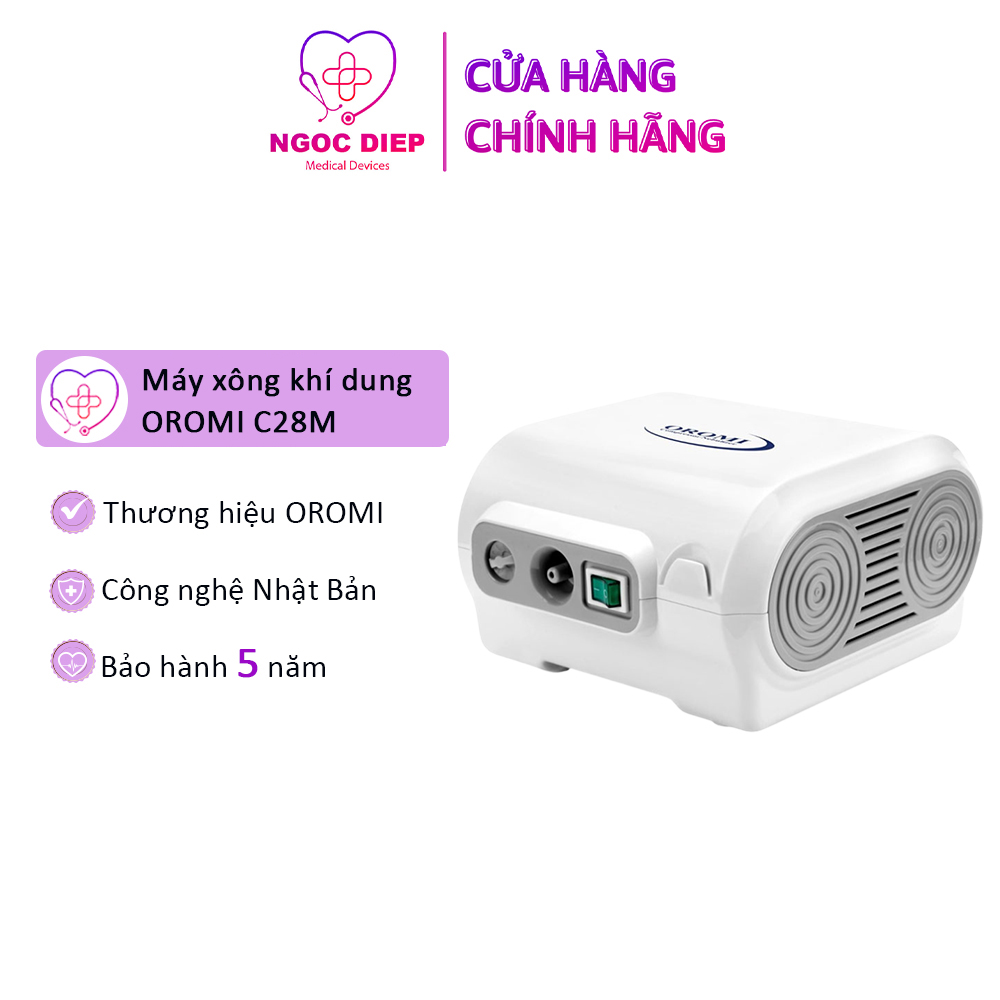 Máy xông khí dung, hút mũi, máy 2 trong 1 OROMI Model C28M - Hàng chính hãng