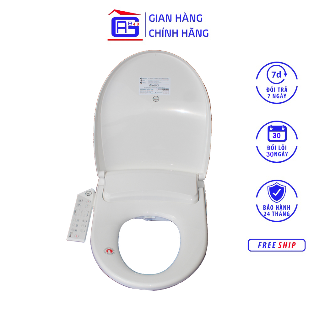 Thiết Bị Vệ Sinh Hyundae Bidet HB-220 - Hai Vòi Rửa Vệ Sinh Thông Minh Tiện Dụng Với Bản Điều Khiển Điện Tử Cảm Biến Bộ Nắp Bệt