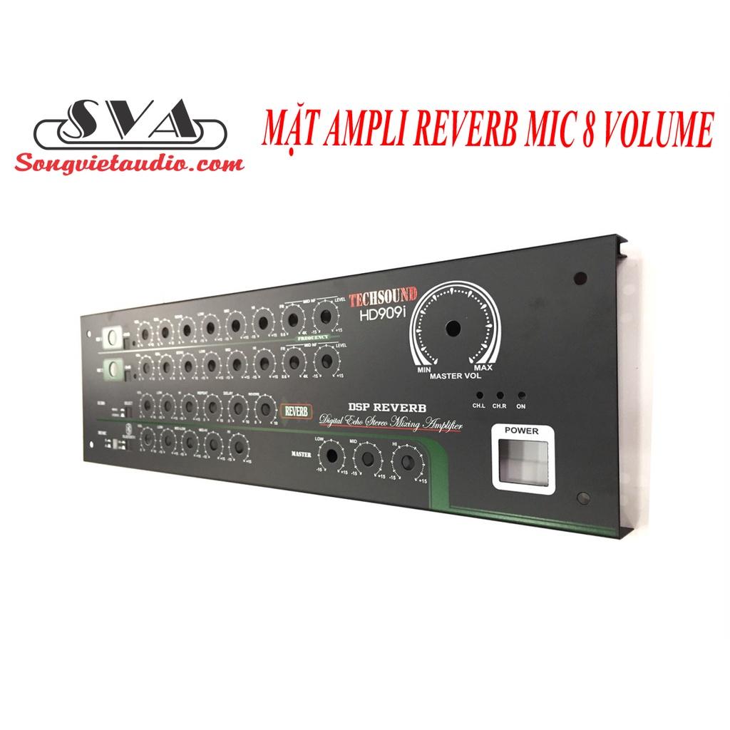 MẶT AMPLI REVERB MIC 8 VOLUME