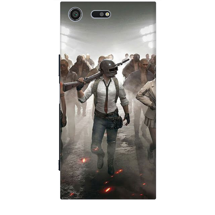 Ốp lưng dành cho điện thoại SONY XZ PREMIUM hình PUBG Mẫu 09