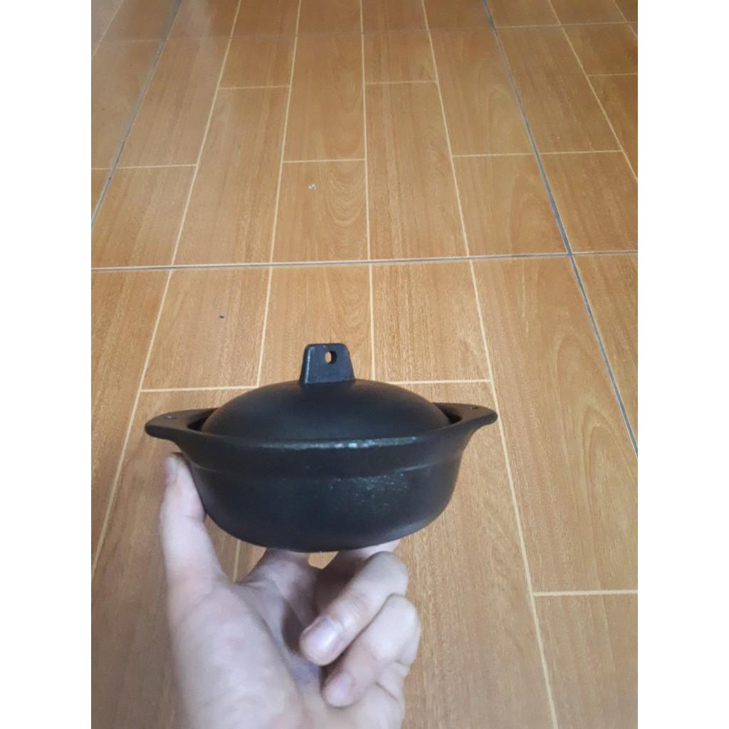 Nồi gang kho quẹt nhí, nấu mắm tép chưng thịt size 12cm